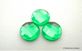Jewel Acrylics Non-Hotfix Chessboard Kelly Green 6mm